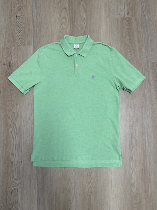 Brooks Brothers Other - Brooks Brothers Lightened Green Pique Original Fit Short Sleeve Performance Polo